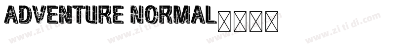 Adventure Normal字体转换